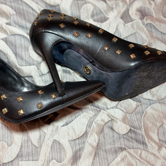 Michael Kors Studded Black Heels - Picture 2 of 5